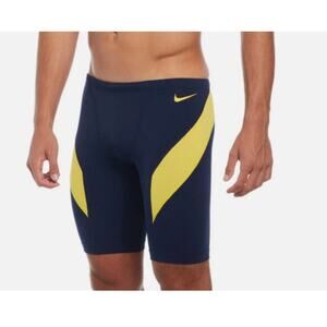 Nike Swim Men's Vex Color Block Jammers Varsity Maize Size 28